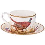 Чайная пара из фарфора 300 мл Hunting Porcelain Collection варинант исполнения - 1 | Loft Concept в Воронеже