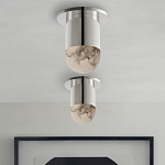 Потолочный светильник светодиодный с плафоном из натурального камня Purgatory варинант исполнения - 4 | Loft Concept в Воронеже