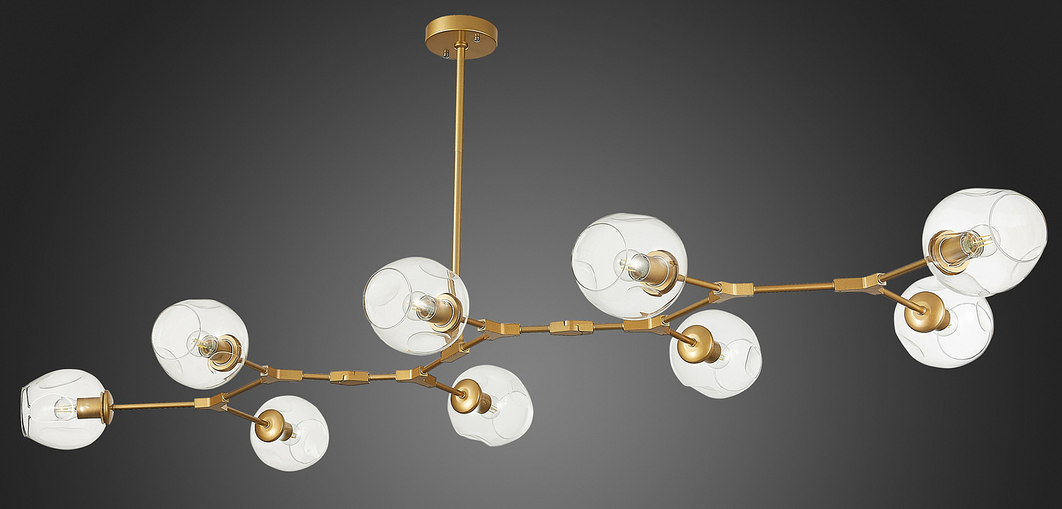 Люстра Branching Bubble Chandelier 9 gold Люстра Branching Bubble Chandelier 9 gold - Loft-Concept в Воронеже