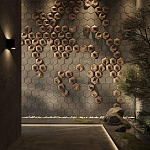 Гипсовая 3D панель с принтографией PM-41 варинант исполнения - 3 | Loft Concept в Воронеже