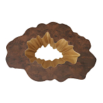 Кофейный стол Burl Exotic tree Coffee Table Black варинант исполнения - 2 | Loft Concept в Воронеже