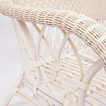 Комплект уличной мебели из ротанга Eloise белый варинант исполнения - 4 | Loft Concept в Воронеже