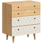 Комод с принтом на ящиках Elise Chest of Drawers варинант исполнения - 15 | Loft Concept в Воронеже