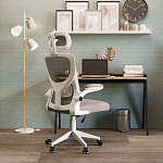 Кресло для компьютерного стола Easement Grey&White варинант исполнения - 10 | Loft Concept в Воронеже