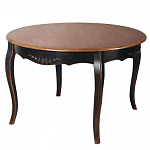 Стол круглый из массива березы в стиле прованс Vintage варинант исполнения - 1 | Loft Concept в Воронеже