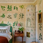 Обои ручная роспись Botanical Studies Linnaeus colourway варинант исполнения - 6 | Loft Concept в Воронеже