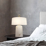 Настольная лампа на мраморном основании Dawn Light варинант исполнения - 1 | Loft Concept в Воронеже