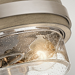 Потолочный светильник с прозрачным стеклянным плафоном с эффектом пузырьков Kichler варинант исполнения - 2 | Loft Concept в Воронеже