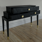 Премиальная Консоль с тремя ящиками Elsa Dreams Black варинант исполнения - 2 | Loft Concept в Воронеже