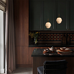 Подвесной светильник из белого алебастра Cryptocrystalline Stone варинант исполнения - 8 | Loft Concept в Воронеже