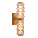 Бра с факутрным стеклянным плафоном Шампань Sonora варинант исполнения - 1 | Loft Concept в Воронеже