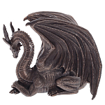Декоративная статуэтка Дракон Dark Bronze Winged Dragon Statuette варинант исполнения - 3 | Loft Concept в Воронеже