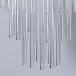 Бра с круглым основанием и длинными прозрачныи стеклянными трубками Nembus варинант исполнения - 7 | Loft Concept в Воронеже