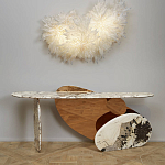 Консоль в виде овальных элементов Jinye console варинант исполнения - 3 | Loft Concept в Воронеже