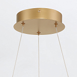 Люстра золотого цвета с 2-мя светодиодными кольцами Eurofase варинант исполнения - 4 | Loft Concept в Воронеже