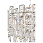 Круглая люстра с хрустальными подвесками на серебряном каркасе Gorgeous Crystal Light варинант исполнения - 11 | Loft Concept в Воронеже