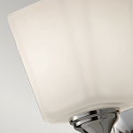 Бра для ванных комнат с белым матовым плафоном квадратной формы на основании цвета хром Feiss варинант исполнения - 5 | Loft Concept в Воронеже