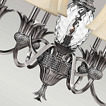 Люстра с 7-ю кремовыми текстильными абажурами Hinkley варинант исполнения - 6 | Loft Concept в Воронеже