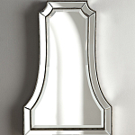 Зеркало в серебристой фигурной раме Silver Reflection варинант исполнения - 3 | Loft Concept в Воронеже