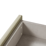 Консоль прямоугольная на золотом каркасе с 2-мя ящиками Warwick варинант исполнения - 1 | Loft Concept в Воронеже