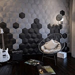 Гипсовая 3D панель с принтографией PM-30 варинант исполнения - 7 | Loft Concept в Воронеже