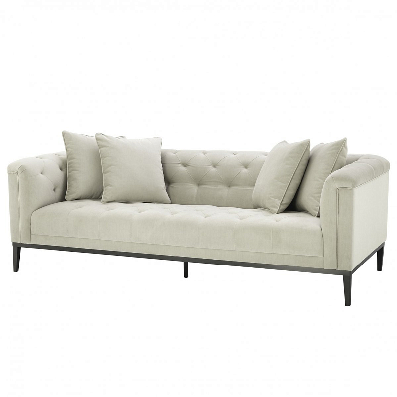 Диван Eichholtz Sofa Cesare Beige Бежевый Темная бронза Диван Eichholtz Sofa Cesare Beige Бежевый Темная бронза в Воронеже | Loft Concept