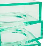 Стол журнальный в форме кубов Acrylic Furniture Lumina Mint Breeze варинант исполнения - 3 | Loft Concept в Воронеже