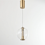 Подвесной светильник с плафоном в форме шара Inner Gleam Orb gold варинант исполнения - 5 | Loft Concept в Воронеже