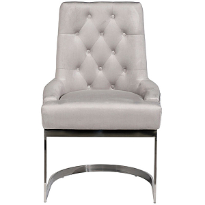 Стул из велюра Antonio gray