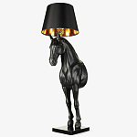 Horse Statue Floor Lamp Большой светильник Черная Лошадь варинант исполнения - 6 | Loft Concept в Воронеже