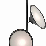 Торшер черный с 2-мя большими лампами Black Diffusers варинант исполнения - 1 | Loft Concept в Воронеже