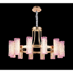 Люстра круглая с текстурными цилиндрическими плафонами Glimpse варинант исполнения - 4 | Loft Concept в Воронеже