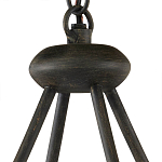 Люстра круглая с литыми стеклянными дисками Olympe Glass Chandelier варинант исполнения - 3 | Loft Concept в Воронеже