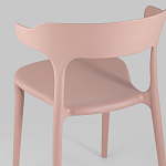 Пыльно-розовый стул из прочного PP-пластика JORIS варинант исполнения - 6 | Loft Concept в Воронеже