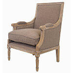 Кресло William Classical Armchair brown flax варинант исполнения - 3 | Loft Concept в Воронеже