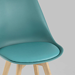 Стул с основой из пластика и мягким сиденьем Arvika Azure варинант исполнения - 7 | Loft Concept в Воронеже