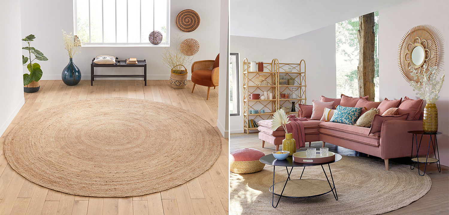 Ковер Round Carpet 100% джут Ковер Round Carpet 100% джут - Loft-Concept в Воронеже