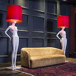 Лампа MANNEQUIN LAMP с абажуром созерцание силуэта варинант исполнения - 2 | Loft Concept в Воронеже
