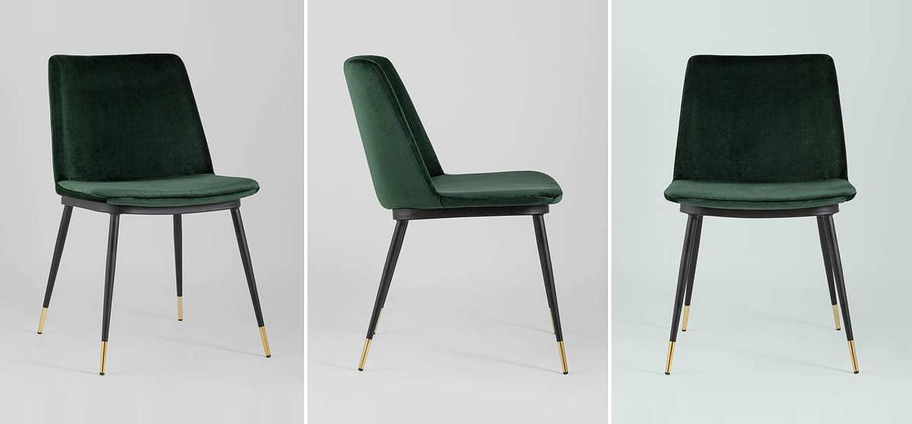 Стул Melissa Chair Зеленый Велюр Стул Melissa Chair Зеленый Велюр - Loft-Concept в Воронеже
