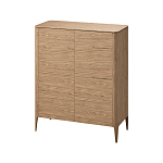 Шкаф низкий с 4-мя дверцами из массива дуба Type oak варинант исполнения - 1 | Loft Concept в Воронеже