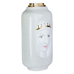 Ваза с золотисто-белыми фрагментами Faces of Imagination варинант исполнения - 1 | Loft Concept в Воронеже