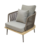 Кресло уличное серое Street Comfort  варинант исполнения - 1 | Loft Concept в Воронеже