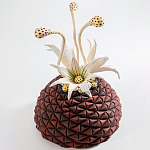 Статуэтка тропический фрукт Pandora Tropical Fruit Brown Red Creamy Flowers варинант исполнения - 1 | Loft Concept в Воронеже