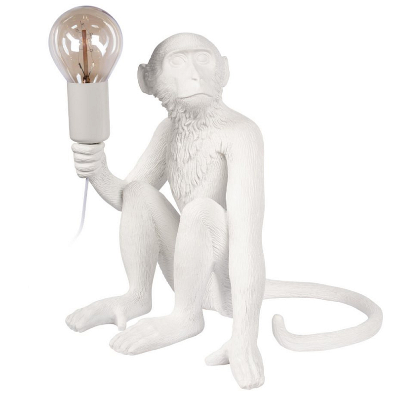 Настольная лампа Torch Monkey Белый Настольная лампа Torch Monkey Белый в Воронеже | Loft Concept
