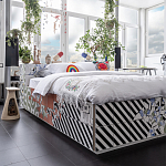 Дизайнерская кровать с системой хранения варинант исполнения - 1 | Loft Concept в Воронеже