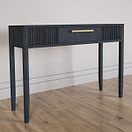 Элегантная Консоль Primo с выдвижным ящиком Черный дуб варинант исполнения - 2 | Loft Concept в Воронеже