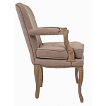 Кресло Aubrey Classical Armchair brown flax варинант исполнения - 1 | Loft Concept в Воронеже