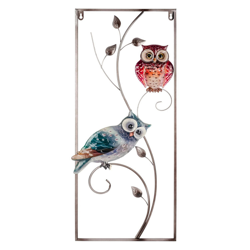 Аксессуар настенный из металла Blank Space Owls Мульти в Воронеже | Loft Concept 