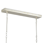 Люстра серебряная из пересекающихся прямоугольных элементов Intersecting Rectangles варинант исполнения - 3 | Loft Concept в Воронеже