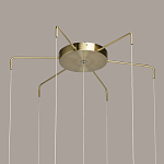 Люстра с 7-ю плафонами из прозрачного стекла в форме шара Orb Cascade  варинант исполнения - 13 | Loft Concept в Воронеже